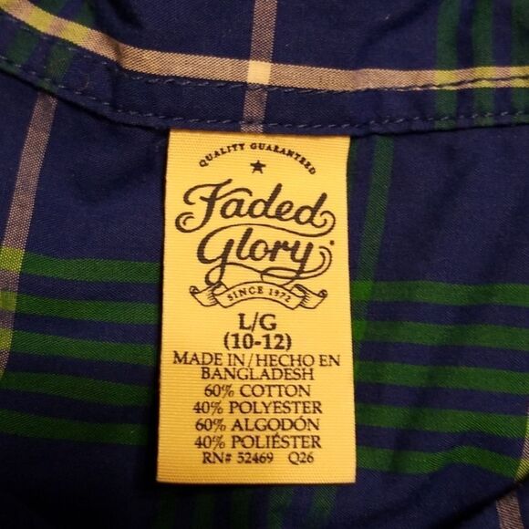 Faded Glory Flannel - Picture 3 of 3